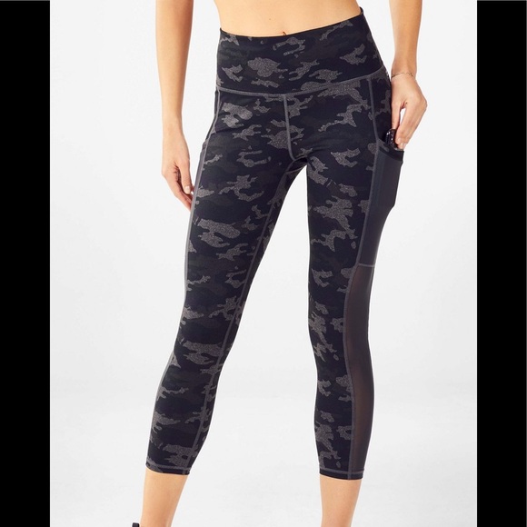 Fabletics Pants - Fabletics Mila High-Waisted Pocket Capri Leggings